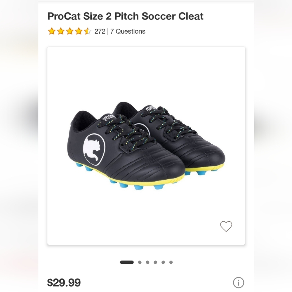 ProCat by Puma -  Youth Kids Soccer Cleats - Size 2 NWT